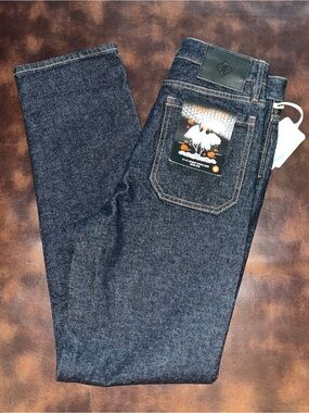 Roark HWY 395 Japanese Denim Jeans Kaihara Indigo NWT High Waist SZ 26X30